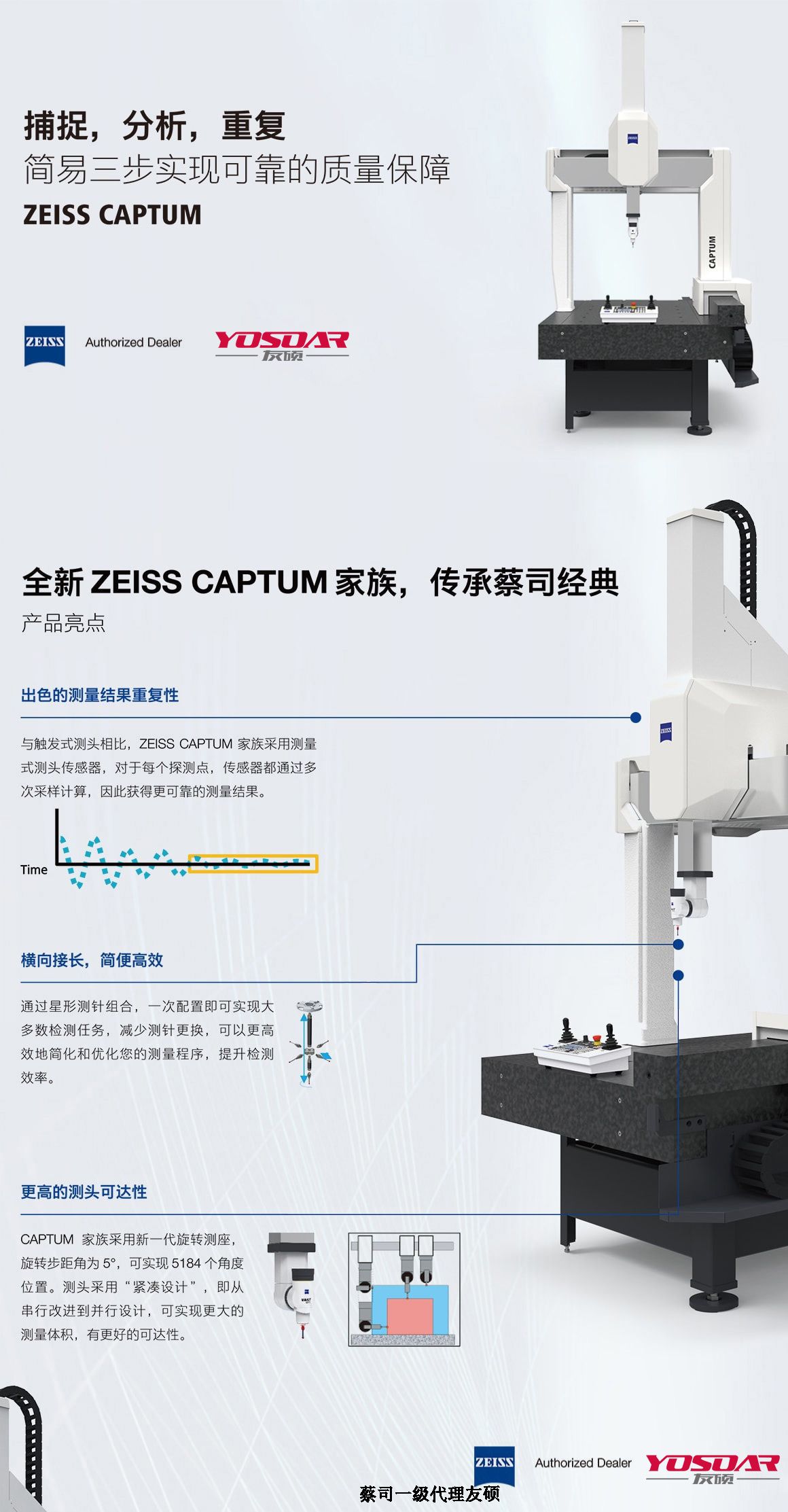 辽阳蔡司三坐标CAPTUM